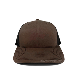 Casquettes de camionneur personnalisées en maille marron casquettes de camionneur de haute qualité casquettes de sport en gros au Vietnam - Product Image 1