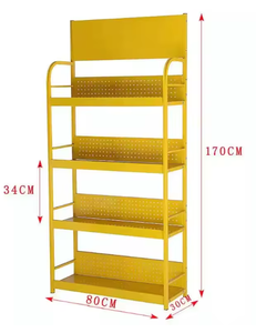 Rack d'entretien automobile en métal personnalisé pour l'emballage d'huile de lubrifiant Meubles d'affichage d'huile moteur pour un assemblage facile pour la salle d'exposition - Product Image 3