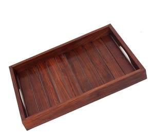 Standard Quality wood <b>tray</b> Kitchen living room food fruit transport <b>tray</b> Manufacturer direct wooden service <b>tray</b> - Product Image 1