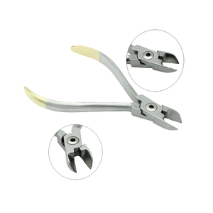 Pince coupante pour ligature dentaire, coupe-fil orthodontique, coupe-goupille en acier inoxydable, outils dentaires professionnels, vente en gros en usine - Product Image 1