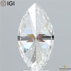 Brillante 3,00 Ct Lab Grown Marquise Cut CVD Diamond D Color VS1 Clarity 14,50 MM IGI Certificado para hacer una pulsera única - Product Image 4