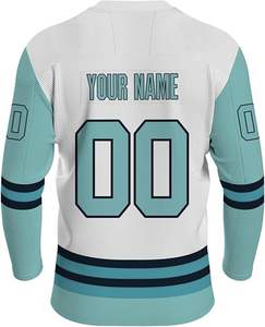 ชุดยูนิฟอร์มฮ็อกกี้น้ำแข็งสำหรับผู้ใหญ่ชุดเสื้อผ้าขนาดใหญ่พิเศษผ้าโพลีเอสเตอร์ระบายอากาศได้ดีแห้งเร็ว100% - Product Image 4