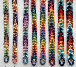 Rainbow Friendship <b>Bracelets</b> Chevron - Colorful - <b>String</b> - Trendy - *CUSTOMIZABLE* - Product Image 1
