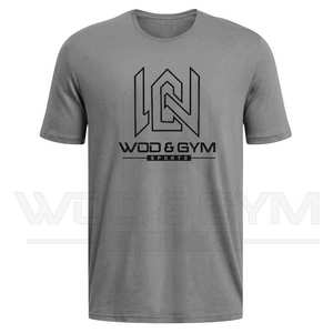 Camiseta extragrande informal de secado rápido para hombre con logotipo personalizado al por mayor con varios diseños de color en la posición del logotipo frontal - Product Image 5