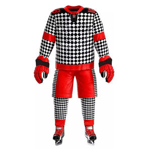 ชุดเครื่องแบบฮ็อกกี้น้ำแข็งระบายอากาศได้ดีเสื้อทีมออกแบบได้ตามต้องการสำหรับเยาวชนและผู้ใหญ่ - Product Image 2