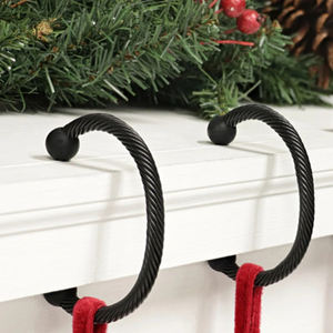 Soporte para medias de Sombra Negra Adornos decorativos festivos Ideal para decoración navideña del hogar Suministros para fiestas con estilo - Product Image 2