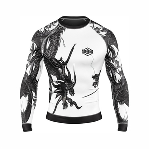 Vêtements de sport internationaux de qualité supérieure, protection contre les éruptions cutanées, compression, manches courtes, spandex/polyester, impression par transfert par sublimation - Product Image 1