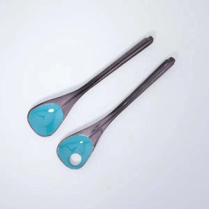 Aluminum Enamel Serving Spoon Durable & Stylish <b>Flatware</b> for Restaurants Catering & Home Use Sturdy Design hotseller blue enamel - Product Image 4
