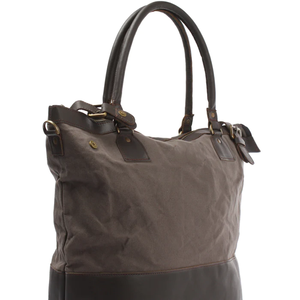 Unisex Grey <b>Canvas</b> <b>Crossbody</b> Shoulder <b>Bag</b> Custom Logo Water Resistant Lockable Main Compartment Removable Strap Vintage All - Product Image 5