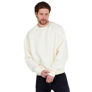 Sudadera de Algodón de Gran Tamaño para Hombre, Jersey de Cuello Redondo, Manga Larga, Informal, Cálido, para Invierno - Product Image 3