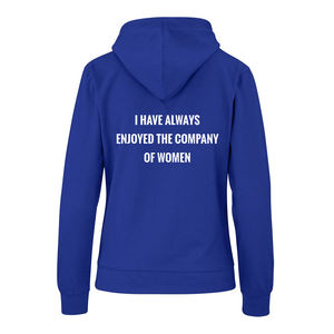 High Quality Cotton Korean Fashion Wear <b>Sweatshirts</b> for <b>Girls</b> Blue Color Plus Size Womens Stylish <b>Hoodies</b> - Product Image 2