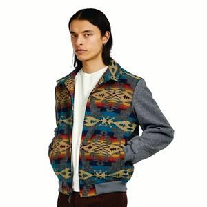 Blouson d'aviateur à fermeture éclair de bonne qualité pour hommes logo personnalisé quatre saisons blousons d'aviateur d'hiver imperméables coupe-vent pour hommes - Product Image 3