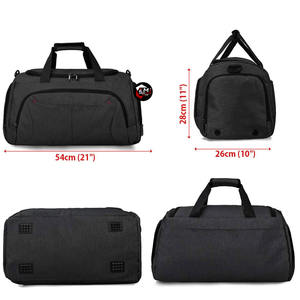 Bolsa de Viaje Grande y Resistente, Bolsa Deportiva para Gimnasio, Fin de Semana, Equipaje de Mano, Multiusos, Portátil - Product Image 6