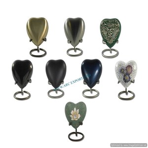 <b>Top</b> Selling Simple <b>Silver</b> Color Metal Aluminum Handmade Shiny Attractive Designer Ash Storage Pots From Manufacturer and Supply - Product Image 2