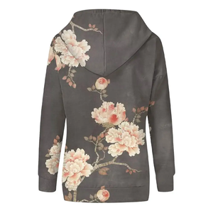 Sublimation sweat à capuche personnalisé pour femmes sweats à capuche imprimés de haute qualité différentes couleurs avant logo exclusif conception bon marché pour l'hiver - Product Image 2