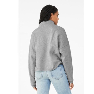 Pull-over Bella + Canvas Sponge Fleece Half-Zip Sweatshirt Heather Pullover Ladies' Half-Zip Pullover Sweatshirt - Product Image 3