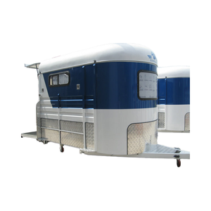 デラックス 2頭積み アングルロード 馬運車 トレーラー フロート - Product Image 4