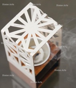 Set Of 2 Stainless Steel <b>Bakhoor</b> Burner Customized Size And Shape Incense <b>Oud</b> Burner At Affordable Price - Product Image 6