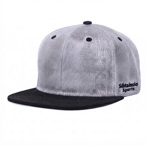Gorra Snapback Personalizada de Gamuza Gris con Visera Plana Negra, Logotipo Bordado Premium, Gorra de Béisbol Estilo Urbano, Ajustable, Gorra Hip Hop - Product Image 6