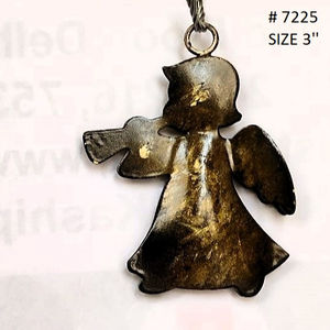 เครื่องประดับตกแต่งคริสต์มาสต้นคริสต์มาสแบบแขวนรูปทรงนางฟ้า - Product Image 1