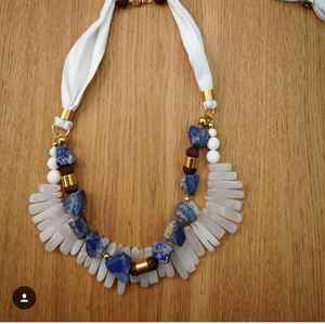 Nuevo collar de cuentas de resina con patrón redondo de moda, cuentas sueltas de La India para uso en joyería - Product Image 2