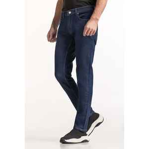 Jeans Rectos Vintage de Cintura Media MN-JNS-WS24-020 en Color Denim Oscuro para Otoño e Invierno - Product Image 1