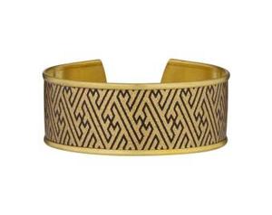 Doté d'une bague ouverte réglable à la mode et unique, parfaite pour les femmes avec placage or et BY HF CRAFTS - Product Image 2