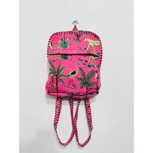 Mochila Oxford con Patrón de Lazo Bohemio, Cierre de Cremallera, Capacidad de 20-36L, Correas de Hombro Curvas, Múltiples Bolsillos para Todas las Estaciones - Product Image 2