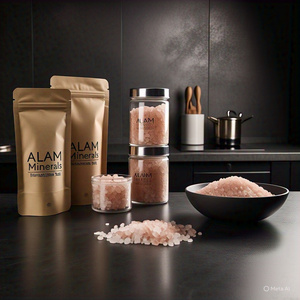 HACCP, sal orgánica preferida del Himalaya rosa claro, granos gruesos finos, embalaje personalizado, vitaminas complejas ricas, minerales para cocinar - Product Image 3