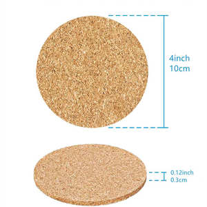 113. Rustic natural wooden <b>coaster</b> set built for dependable <b>heat</b> resistance ideal for daily kitchen and dining use - Product Image 2