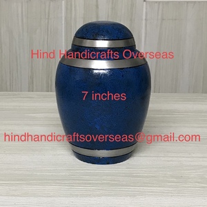Artisanat indien en métal de haute qualité Urne de crémation classique Cendres adultes Fournitures funéraires de qualité Tarifs de gros directs par HHO - Product Image 3