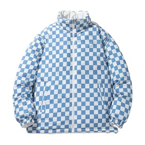 Blouson aviateur en PU Partout Design Sublimation Street wear Winter Bubble Jacket - Product Image 2