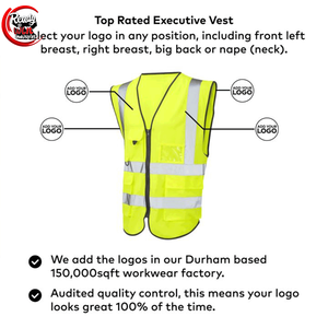 High Visibility Mesh Safety Vest Hi Vis Reflective Construction <b>Waterproof</b> <b>Work</b> Security Clothing - Product Image 4
