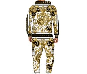 Chándal con capucha de sublimación sólido informal para hombre con estilo, ecológico, transpirable, cómodo, de alta calidad, 100% algodón, ligero - Product Image 2