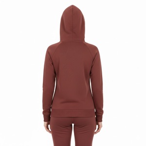 New Design Deep Amber Hoodie Thick 100% Cotton Fleece Pullover Luxury Streetwear Slim Fit Heavyweight Sweatshirt Sweatsuit hoodi - Product Image 2