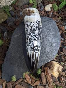 Tradition Natural Best Quality Natural Real Horn Handmade Viking Drinking Horn with Best Quality by Export From India - Product Image 5