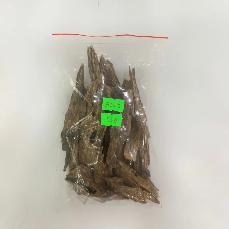 50gram Best High Quality Ant Wood Oud Chips Special Grade Double A+ Pleasant Scent Sweet 100% Natural in Vietnamese Forest