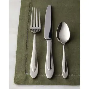 Ensemble de couverts en acier inoxydable de haute qualité avec finition miroir, parfait pour les hôtels de mariage et les accessoires de cuisine - Product Image 6