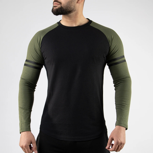 Henley เสื้อยืดแขนยาวสำหรับผู้ชาย, เสื้อยืดลำลองแขนยาวระบายอากาศน้ำหนักเบาออกแบบโลโก้ได้ตามต้องการ - Product Image 4