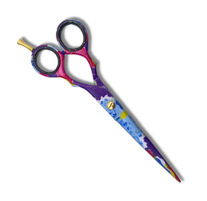 Ciseaux de coiffeur enduits de papier fantaisie ciseaux de coupe de cheveux ciseaux de Salon en acier en métal ciseaux de salon de beauté professionnel - Product Image 3