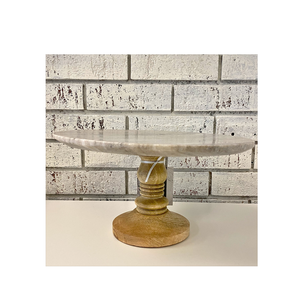 ที่วางเค้กทำด้วยมือ,แท่นวางเค้กที่หรูหราทำจากไม้ธรรมชาติ - Product Image 1