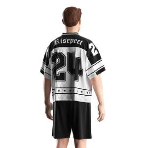 Maillot de football américain personnalisé avec service de conception 1 sur 1 gratuit - Options cousues ou imprimées. - Product Image 3
