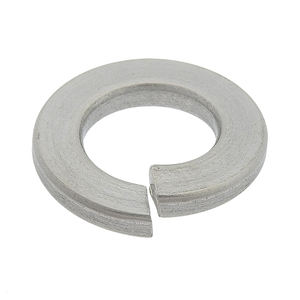 Japanese Stainless Steel Spring <b>Washers</b> inside Diameter Sizes M3-M20 with Galvanized Flat Lock Plain Finish - Product Image 1