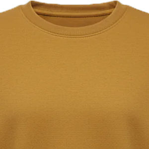 Custom <b>Women's</b> Eco-Friendly Windproof Breathable Oversized crewneck Winter <b>Sweatshirt</b>-Polyester/Cotton Fleece 340g Knitted Brown - Product Image 2