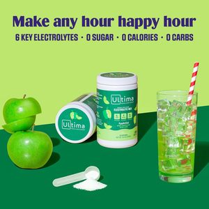 Ultima Replenisher Mocktini Electrolyte Powder Drink Mix – Sans sucre – Appletini, 90 portions - Product Image 6