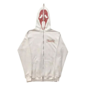 Sweat à capuche zippé sérigraphié personnalisé avec fourniture directe en usine Sweat à capuche en molleton éponge de qualité supérieure Vêtements d'hiver pour hommes - Product Image 5