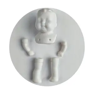Porcelain doll blanks (boy head, arms, legs) wholesale from manufacturer hand-made doll parts