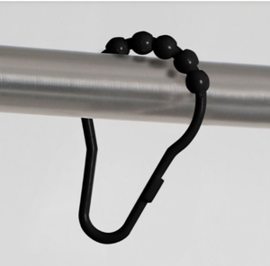 Bán buôn truyền thống rely + Giá thấp nhựa vòi hoa sen Rèm Vòng <span class=keywords><strong>Hooks</strong></span> Set 12 phòng tắm trang trí rèm cực bài hát - Product Image 3