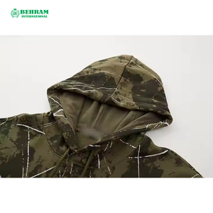 Sweat à capuche pour homme, design OEM personnalisé, 100% coton, molleton/tissu éponge français, séchage rapide, respirant, sweat à capuche d'hiver, logo personnalisé sur le devant - Product Image 2