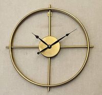 Horloge murale simple accent facile à monter en gros horloge murale bureau maison intérieur décoratif élégant mur au prix de gros